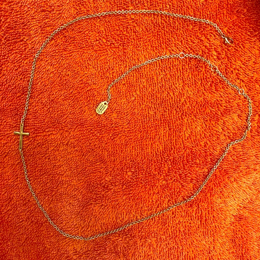 James Avery Horizon Cross Necklace